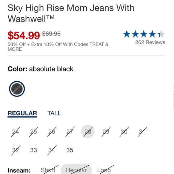 Sky High Rise Mom Jeans With Washwell™ - Picture 3 of 5